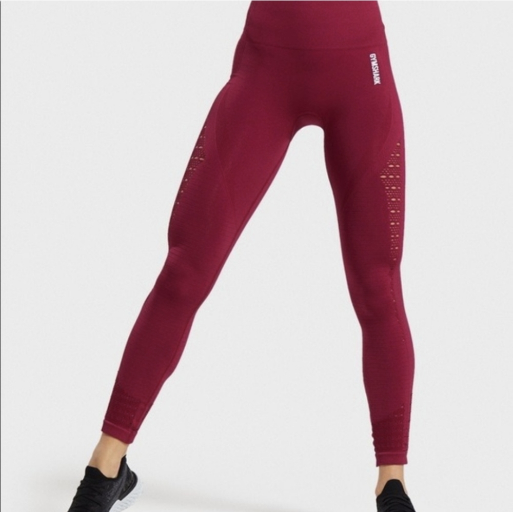 Gymshark Burgundy Leggings